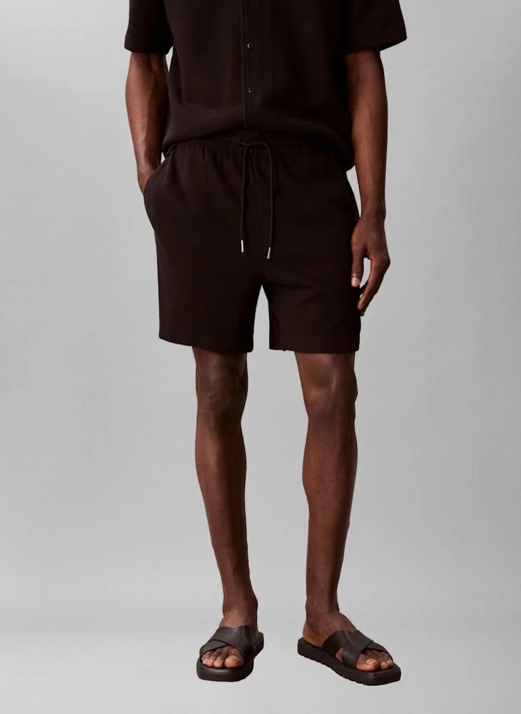 Cotton Waffle Shorts